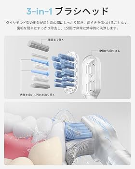 Amazon.co.jp: MOVA Fresh Pro 3DClean™ 電動歯ブラシ アプリ